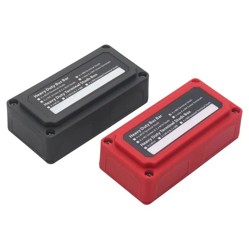 Powerful 2PCS 300A Bus Bar Stud Distribution Block Busbar With 4XM8 (5/16Inch) Terminal Studs For Car RV Boat
Powerful 2PCS 300A Bus Bar Stud Distribution Block Busbar With 4XM8 (5/16Inch) Terminal Studs For Car RV Boat