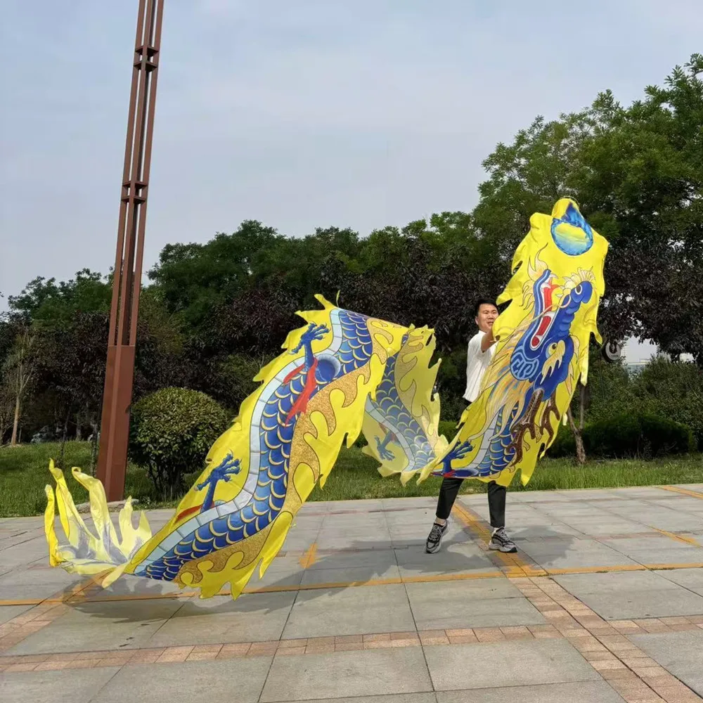 8m Chinese Festival Dragon Dance Products For Adults Beginner Fitness Dragon Tail Accessories Silk Ribbon Washable
8m Chinese Festival Dragon Dance Products For Adults Beginner Fitness Dragon Tail Accessories Silk Ribbon Washable