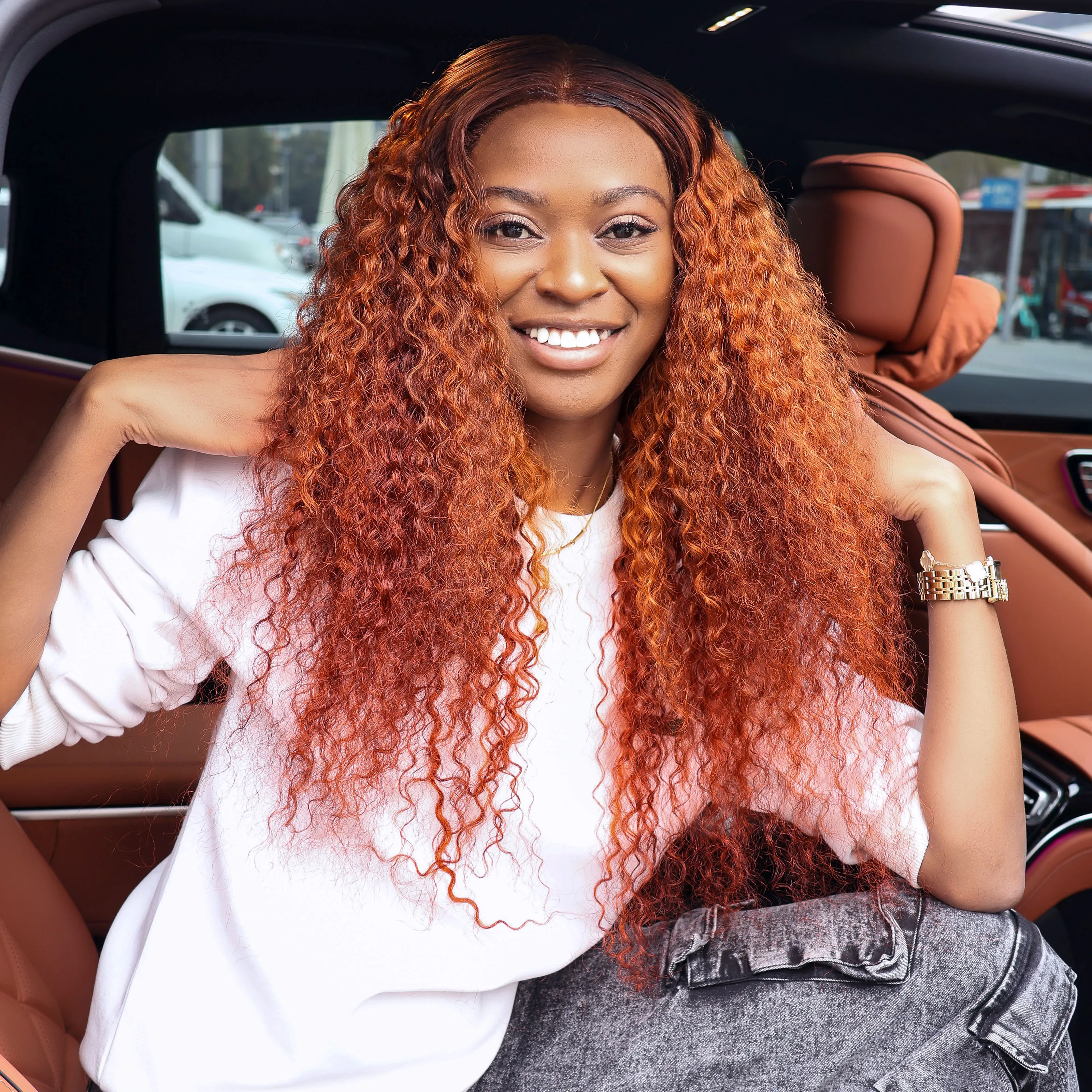 4/350 Highlight 4/350 Curly Wigs Ombre Orange Ginger Human Hair Wig Brazilian 13x4 13x6 Lace Frontal Human Hair Wig 200% Density
4/350 Highlight 4/350 Curly Wigs Ombre Orange Ginger Human Hair Wig Brazilian 13x4 13x6 Lace Frontal Human Hair Wig 200% Density