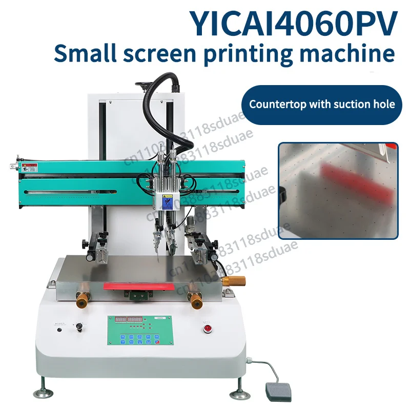 YICAI4060PV Semi-Automatic Screen Printing Machine High Precision Flat Print Equipment Table Printing Tools With Suction Hole
YICAI4060PV Semi-Automatic Screen Printing Machine High Precision Flat Print Equipment Table Printing Tools With Suction Hole