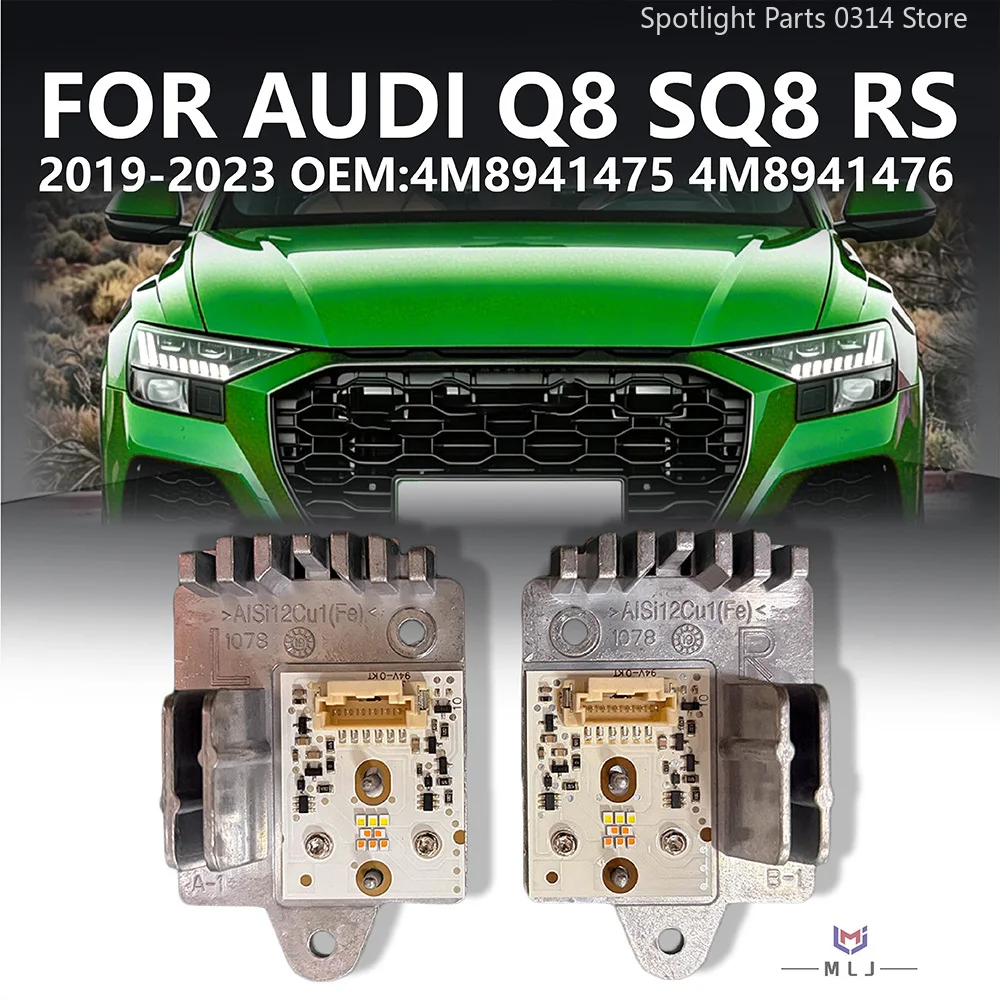 4M8941475 4M8941476 For Audi Q8L SQ8 RS 2019-2023 LED Headlight Angel Eye Module DRL Light Source Module Unit Car Accessories
4M8941475 4M8941476 For Audi Q8L SQ8 RS 2019-2023 LED Headlight Angel Eye Module DRL Light Source Module Unit Car Accessories