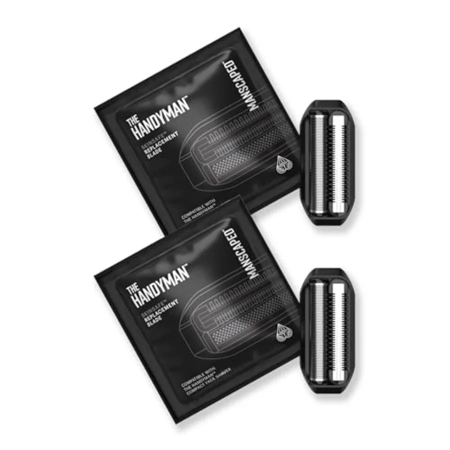 ® The Handyman™ Replacement Blade - Dual-Action SkinSafe® Long-Hair Leveler and Foil Blades for Portable Men's Travel Facial Ha
® The Handyman™ Replacement Blade - Dual-Action SkinSafe® Long-Hair Leveler and Foil Blades for Portable Men's Travel Facial Ha