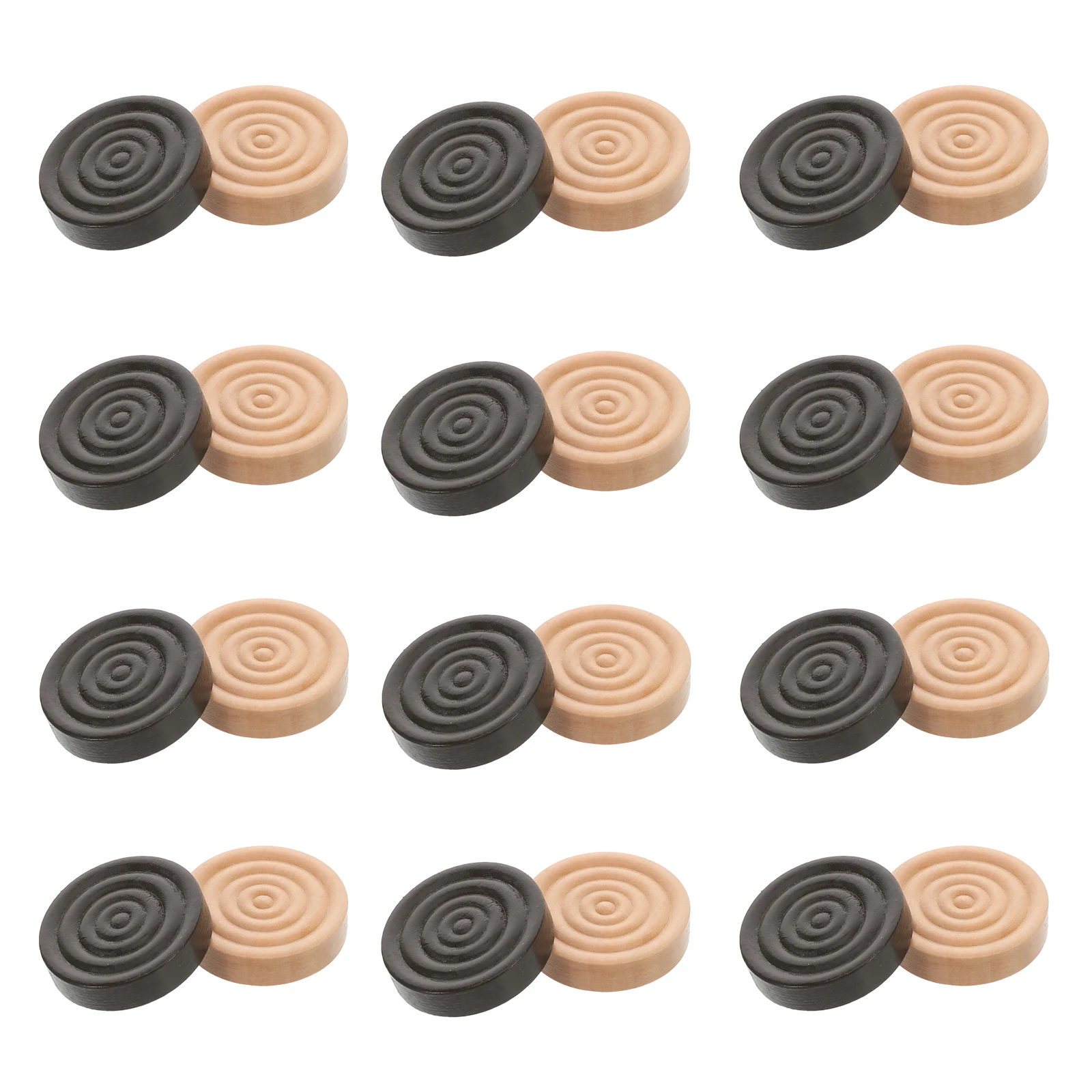 24 Pcs Wooden Checkers Chess Pieces Round Design Sturdy Solid Wood Board Game Accessories Mini Toys Gaming Sports
24 Pcs Wooden Checkers Chess Pieces Round Design Sturdy Solid Wood Board Game Accessories Mini Toys Gaming Sports
