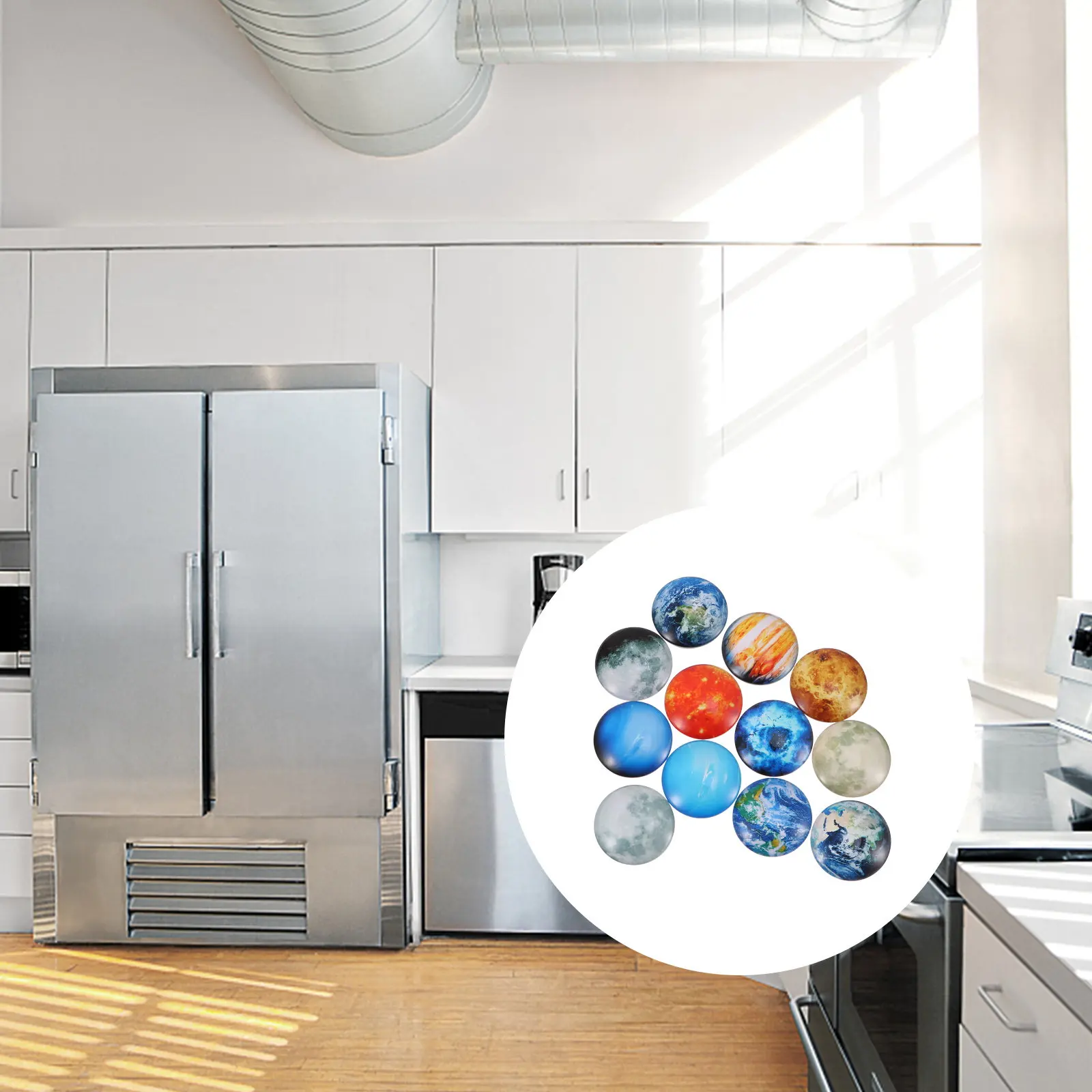12Pcs Glass Fridge Magnet Set 3D Moon Design Premium Magnetic Refrigerator Decor for Notes Photos Documents Family
12Pcs Glass Fridge Magnet Set 3D Moon Design Premium Magnetic Refrigerator Decor for Notes Photos Documents Family