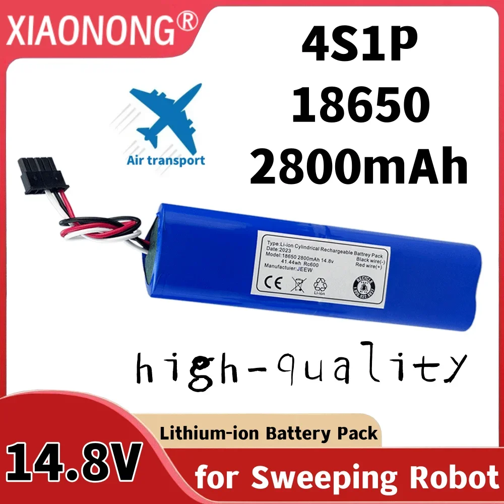 for Sweeping Robot Battery replace 14.8V 2800mAh Lithium-ion Battery Pack 18650 4S1P
for Sweeping Robot Battery replace 14.8V 2800mAh Lithium-ion Battery Pack 18650 4S1P
