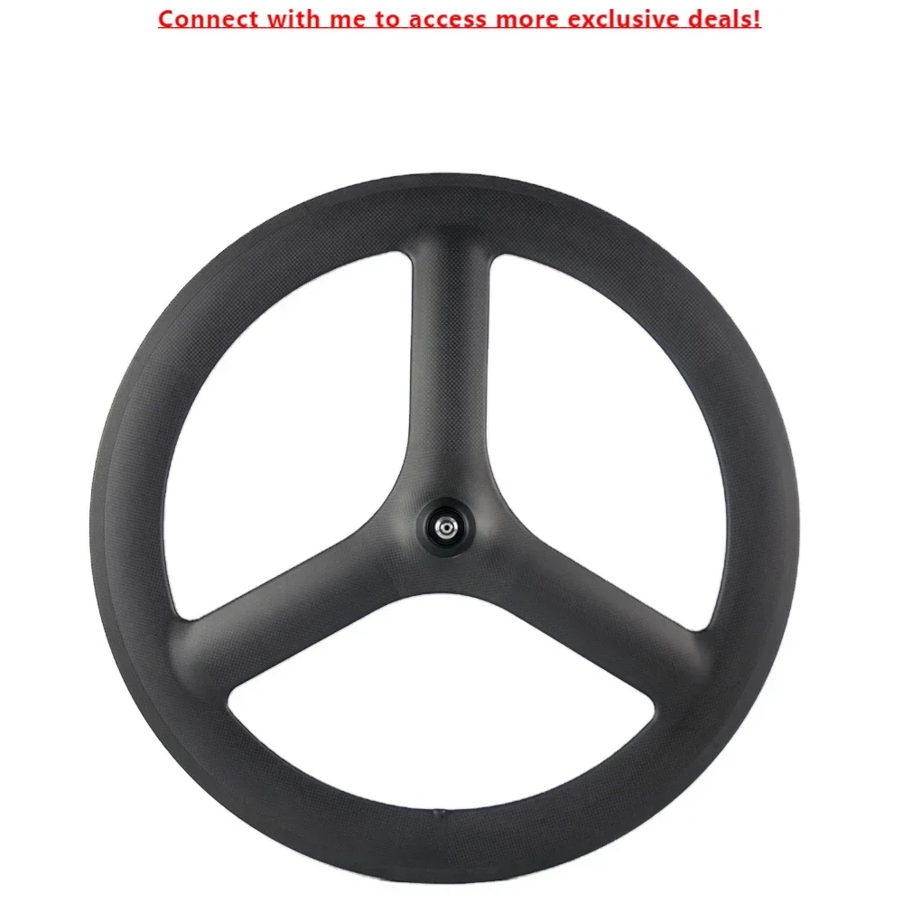 700C 65mm Tri Spoke Road Wheelset 23mm Width 3 Spoke Carbon Bike Wheels Clincher/Tubular With 700C Carbon Wheel For Road Riding
700C 65mm Tri Spoke Road Wheelset 23mm Width 3 Spoke Carbon Bike Wheels Clincher/Tubular With 700C Carbon Wheel For Road Riding