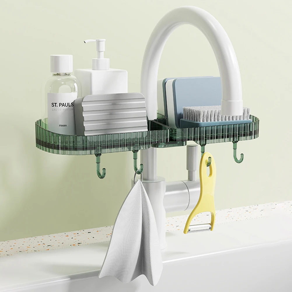 Faucet Sink Drain Rack Tray With Hook Sponge Soap Towel Basket Organizer For Bathroom Kitchen Accessories Tool
Faucet Sink Drain Rack Tray With Hook Sponge Soap Towel Basket Organizer For Bathroom Kitchen Accessories Tool