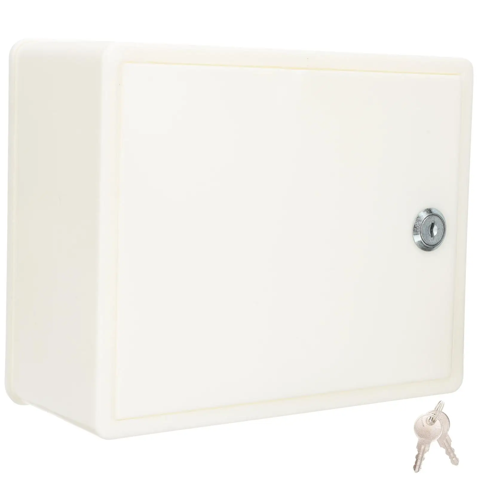 Milk Box White Small Storage Container for Wall Mount Lockable Small Mailbox Function Door Posts Outside Home Use
Milk Box White Small Storage Container for Wall Mount Lockable Small Mailbox Function Door Posts Outside Home Use