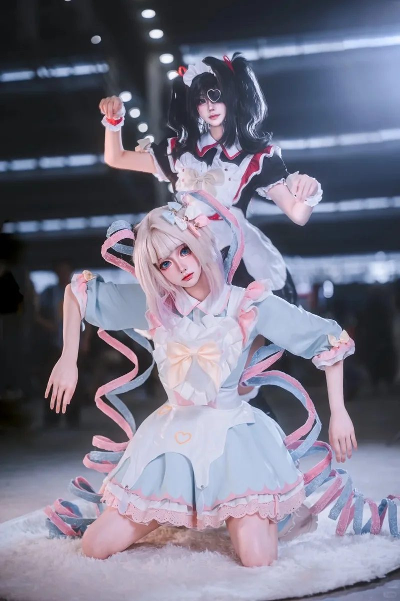 Game Needy Streamer Overload Ame Ame-Chan Maid Cosplay Costume Role Play Comic Con Dress Hallowmas Party Wigs Anime Prop
Game Needy Streamer Overload Ame Ame-Chan Maid Cosplay Costume Role Play Comic Con Dress Hallowmas Party Wigs Anime Prop