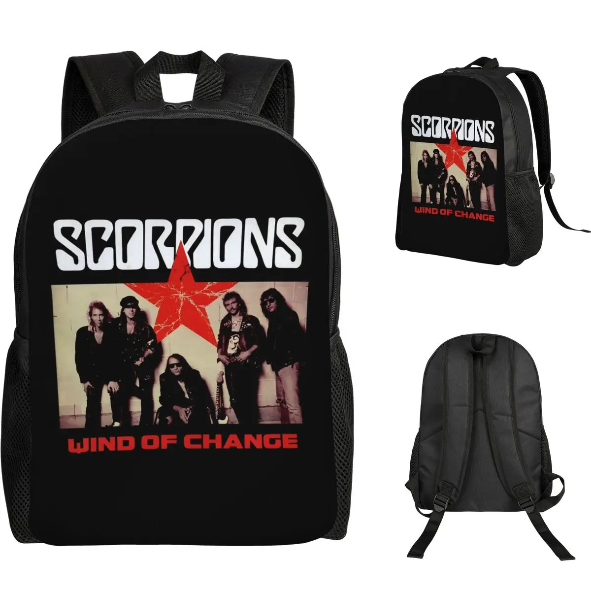 Scorpions Band Rock Backpack Student Boys Girls BookBag School Bag Laptop Shoulder Bags
Scorpions Band Rock Backpack Student Boys Girls BookBag School Bag Laptop Shoulder Bags