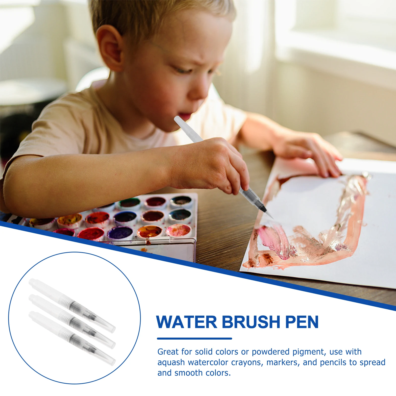 10pcs Watercolor Brush Pens Drawing Supplies Kids Painting Color Markers Students Brushes Paintbrushes
10pcs Watercolor Brush Pens Drawing Supplies Kids Painting Color Markers Students Brushes Paintbrushes