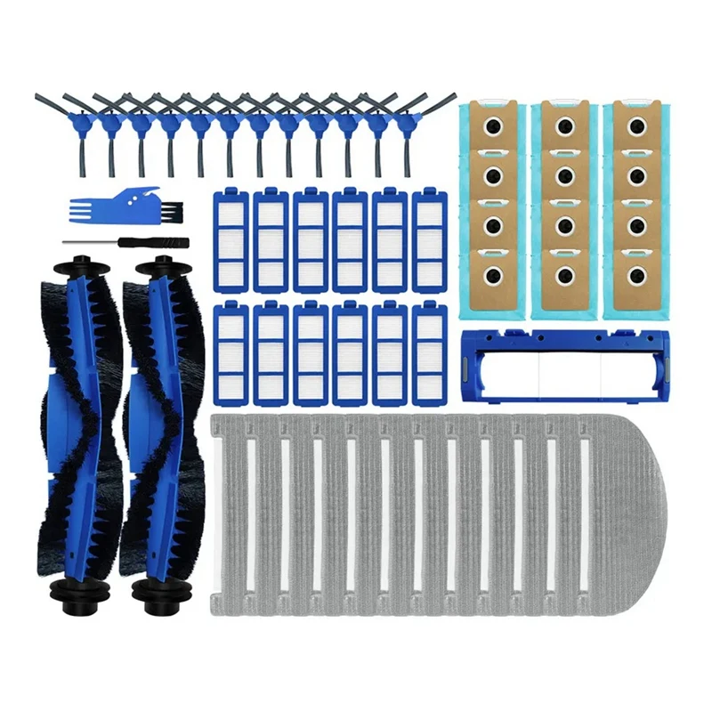 For Eufy G40 Hybrid / Hybrid+ Robot Vacuum Cleaner Main Side Brush Cover Mop Cloth Rags Hepa Filter Dust Bags Parts
For Eufy G40 Hybrid / Hybrid+ Robot Vacuum Cleaner Main Side Brush Cover Mop Cloth Rags Hepa Filter Dust Bags Parts