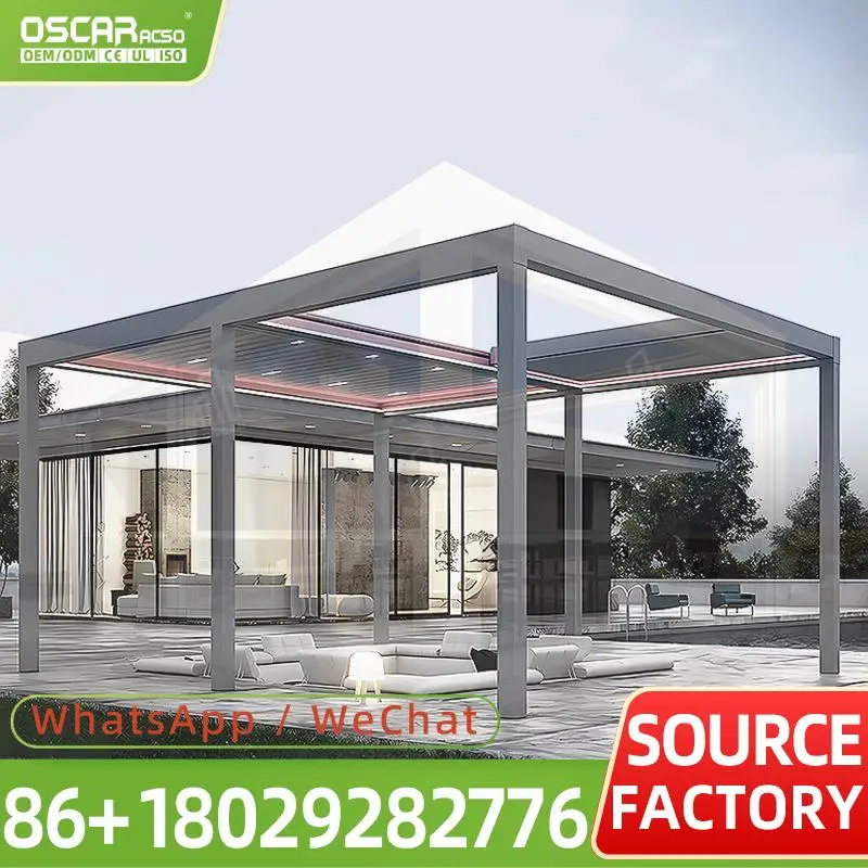 10x20 биоклиматический регулируемый алюминиевый садовый павильон с жалюзи, ручная рукоятка для балкона в Европе, уличное патио, использование перго
10x20 биоклиматический регулируемый алюминиевый садовый павильон с жалюзи, ручная рукоятка для балкона в Европе, уличное патио, использование перго
