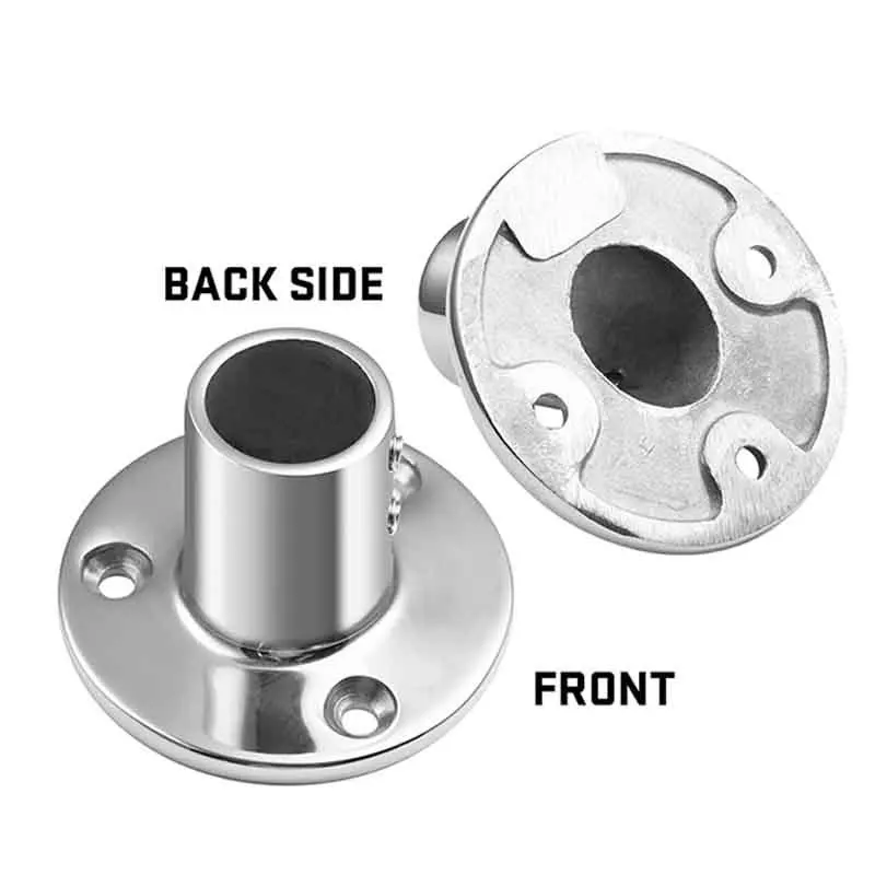 316 Stainless steel flange Yacht armrest base Round tube seat Super anti-corrosion more strong no rust
316 Stainless steel flange Yacht armrest base Round tube seat Super anti-corrosion more strong no rust