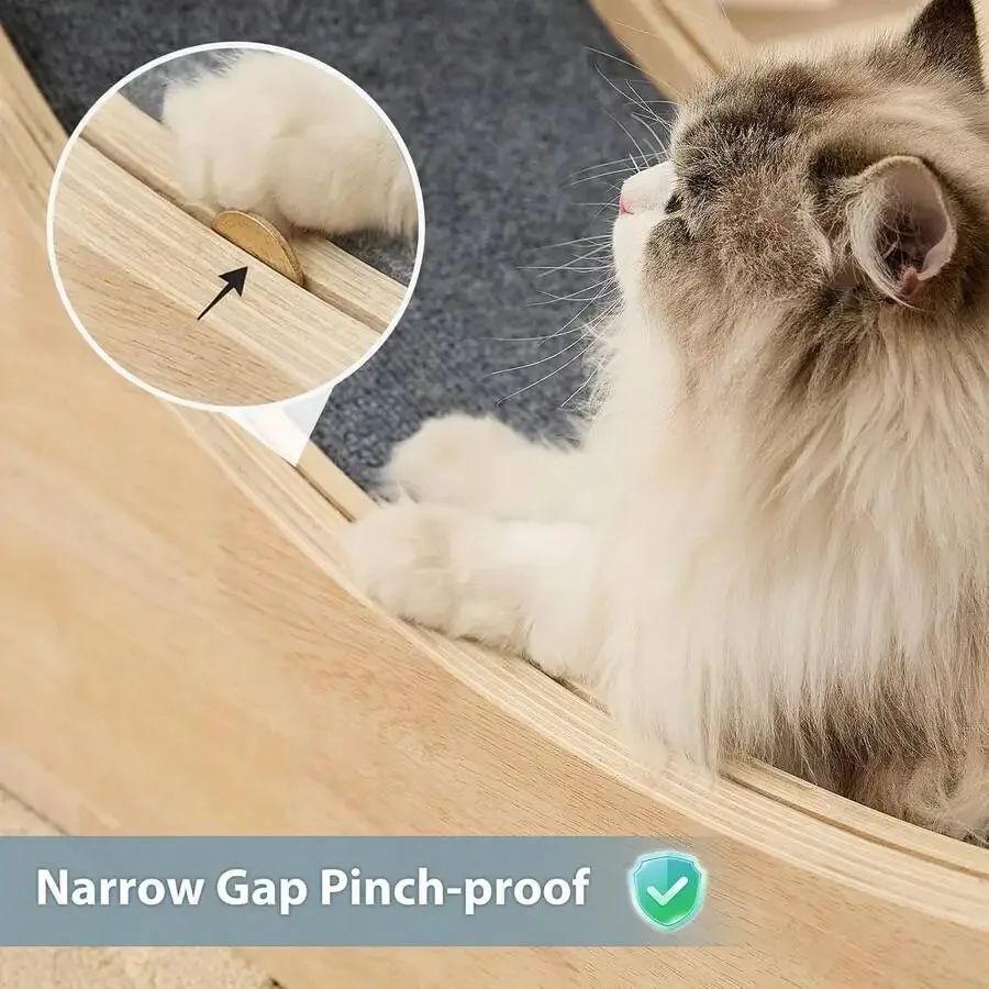 45/48 Inch Solid Wood Cat Exercise Wheel Quiet Indoor Treadmill For Active Cats
45/48 Inch Solid Wood Cat Exercise Wheel Quiet Indoor Treadmill For Active Cats