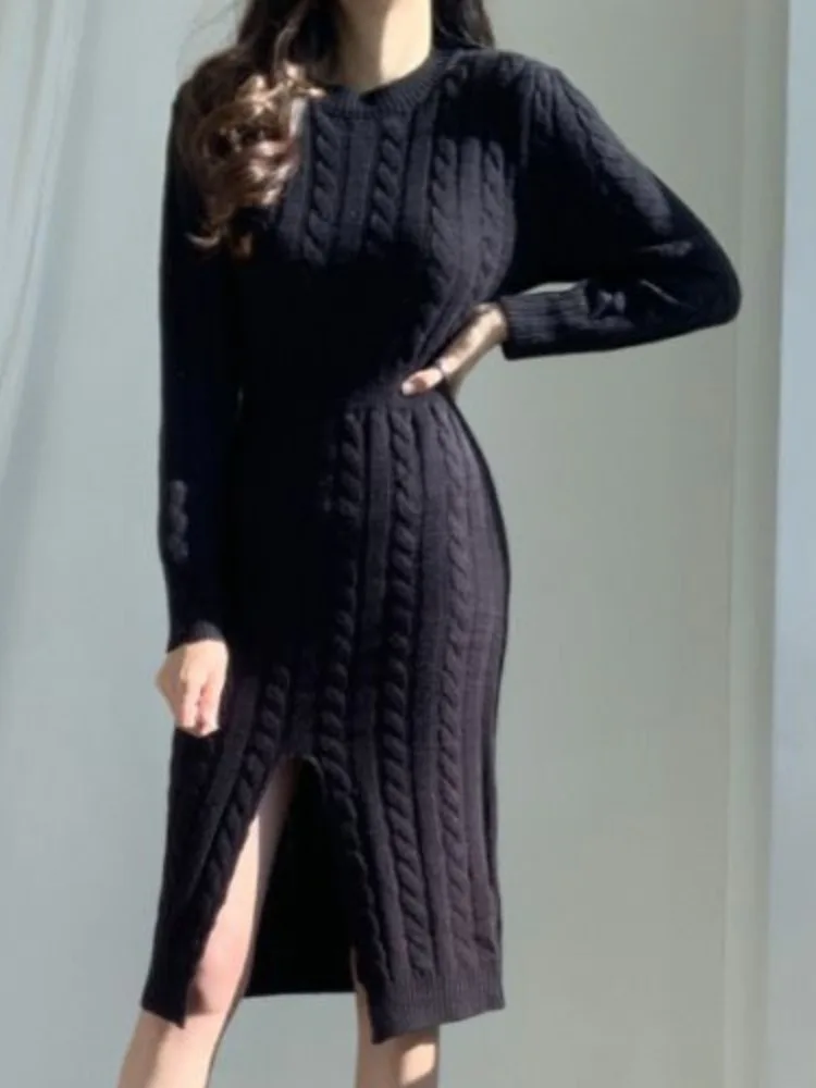 Длинный вязаный свитер Dr Thiened, женский весенне-осенний новый свитер длиной до колена, повседневный, модный, цельный, онлайн S
Длинный вязаный свитер Dr Thiened, женский весенне-осенний новый свитер длиной до колена, повседневный, модный, цельный, онлайн S