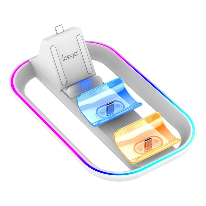 Ipega For PS5 Portal Remote Player Controller Charge Stand Holder For PS5 Game Controller Double Charger With RGB Lighting
Ipega For PS5 Portal Remote Player Controller Charge Stand Holder For PS5 Game Controller Double Charger With RGB Lighting