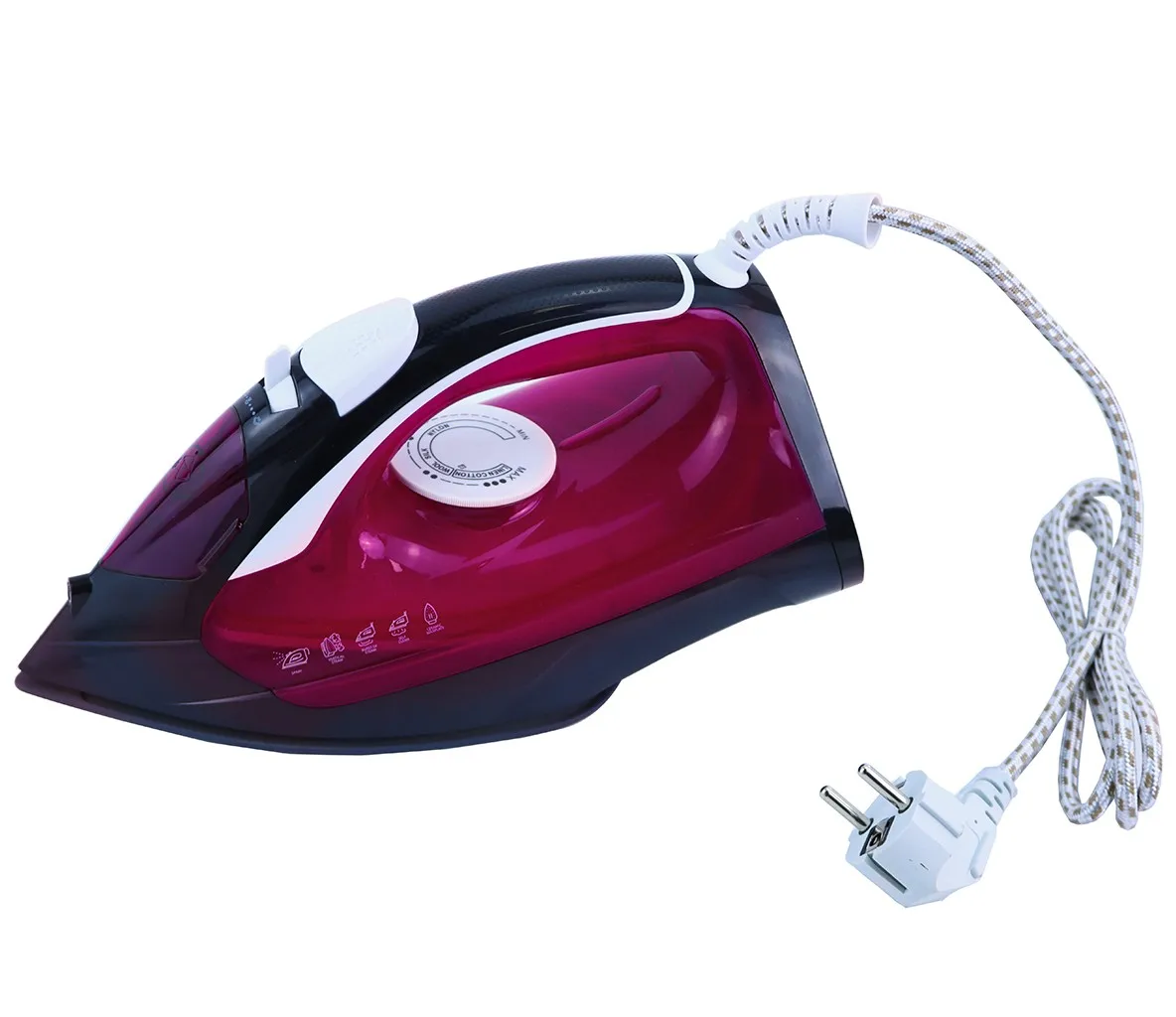 2200W Stainless Steel Soleplate Steam Electric Iron with Adjustable Temperature No App Control for Clothing Household Hotel Use
2200W Stainless Steel Soleplate Steam Electric Iron with Adjustable Temperature No App Control for Clothing Household Hotel Use
