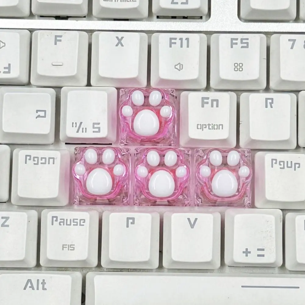 Transparent Cat Claw Keycaps OEM R4 Girly Cat Claw Keyboard Cap Handmade Universal Mechanical Keyboard Keycap Decoration
Transparent Cat Claw Keycaps OEM R4 Girly Cat Claw Keyboard Cap Handmade Universal Mechanical Keyboard Keycap Decoration