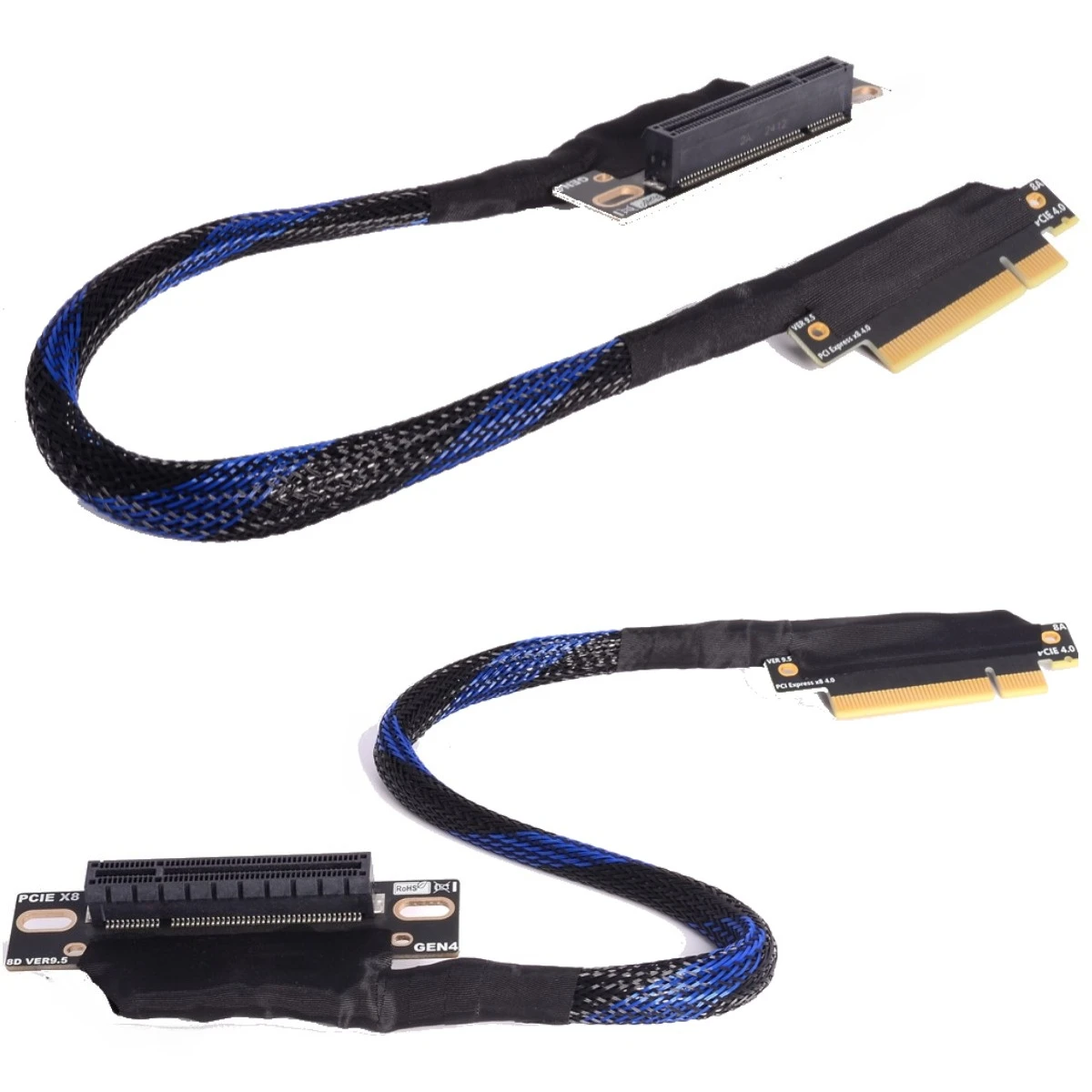 Кабель-удлинитель PCIE 4,0 X8 для видеокарты сервера AI, оплетенный сетчатый посеребренный провод GEN4, Кабель-адаптер для графического процессора 8X для сервера AI
Кабель-удлинитель PCIE 4,0 X8 для видеокарты сервера AI, оплетенный сетчатый посеребренный провод GEN4, Кабель-адаптер для графического процессора 8X для сервера AI