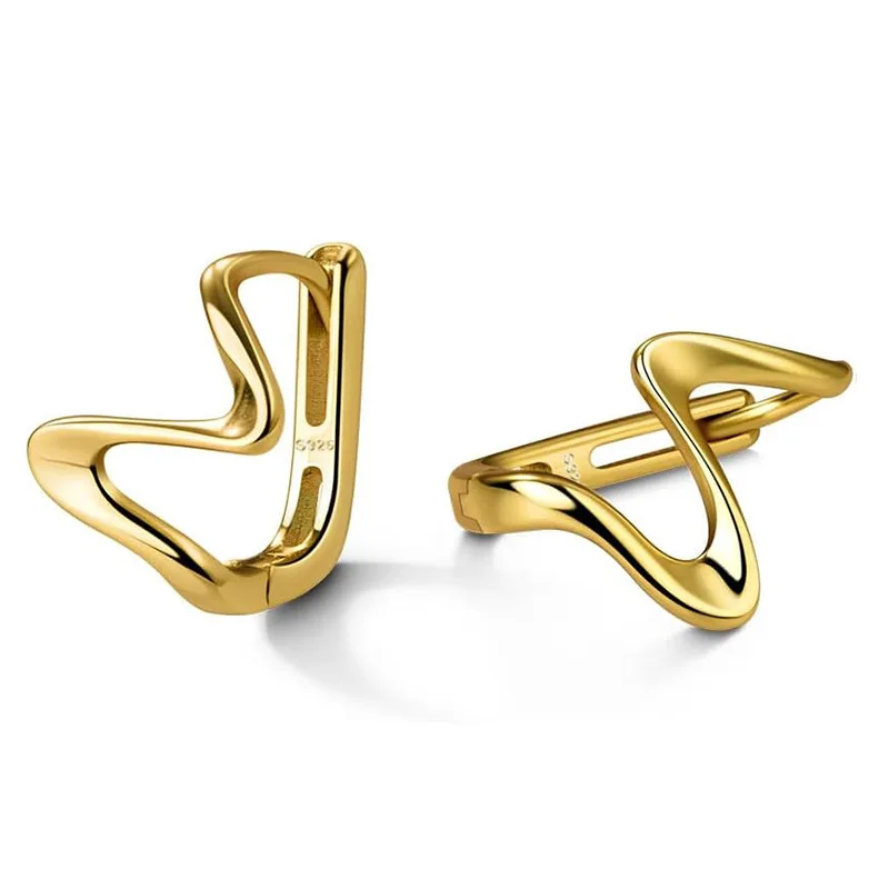 Personality Irregular Wavy Hoop Earrings for Women New Charm 925 Sterling Silver Ear Buckle Huggies Jewelry Accessories Gift
Personality Irregular Wavy Hoop Earrings for Women New Charm 925 Sterling Silver Ear Buckle Huggies Jewelry Accessories Gift