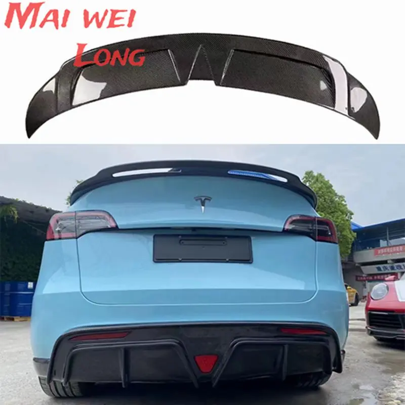 For Tesla Model Y Rear Trunk Lid Spoiler Wing Real Glossy Black Car Tailgate Flap Trim Decklid Splitter Lip Body Kit
For Tesla Model Y Rear Trunk Lid Spoiler Wing Real Glossy Black Car Tailgate Flap Trim Decklid Splitter Lip Body Kit