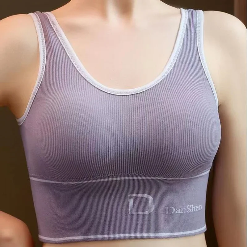Women's Sexy Underwear Seamless Sports Bra high elasticity Deep U-Shaped Without Steel Ring Yoga Bra Top
Women's Sexy Underwear Seamless Sports Bra high elasticity Deep U-Shaped Without Steel Ring Yoga Bra Top