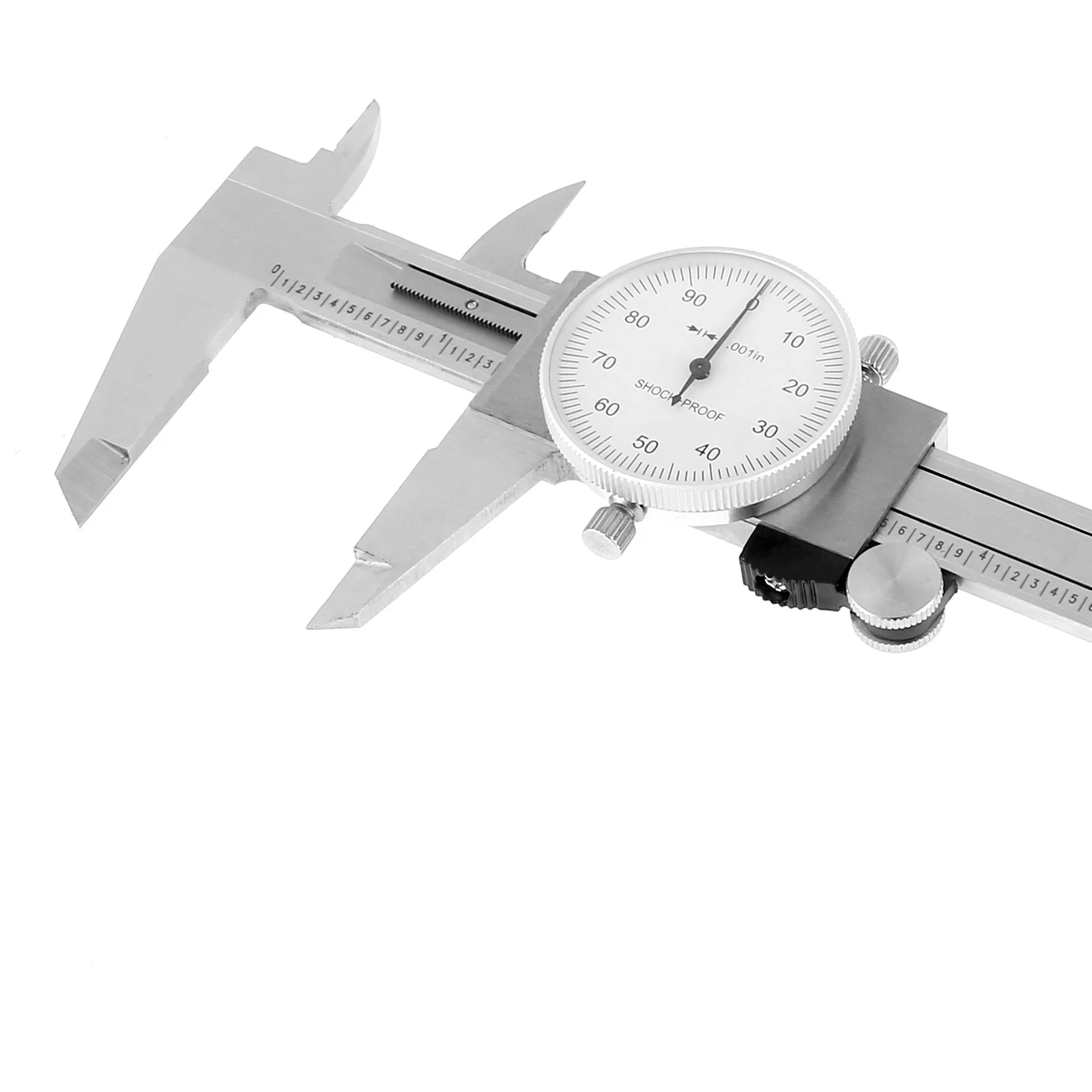 F50 Dial Caliper 6 Inch Stainless Steel Vernier Caliper High Precision Diameter Step and Depth Caliper Measuring Tool
F50 Dial Caliper 6 Inch Stainless Steel Vernier Caliper High Precision Diameter Step and Depth Caliper Measuring Tool