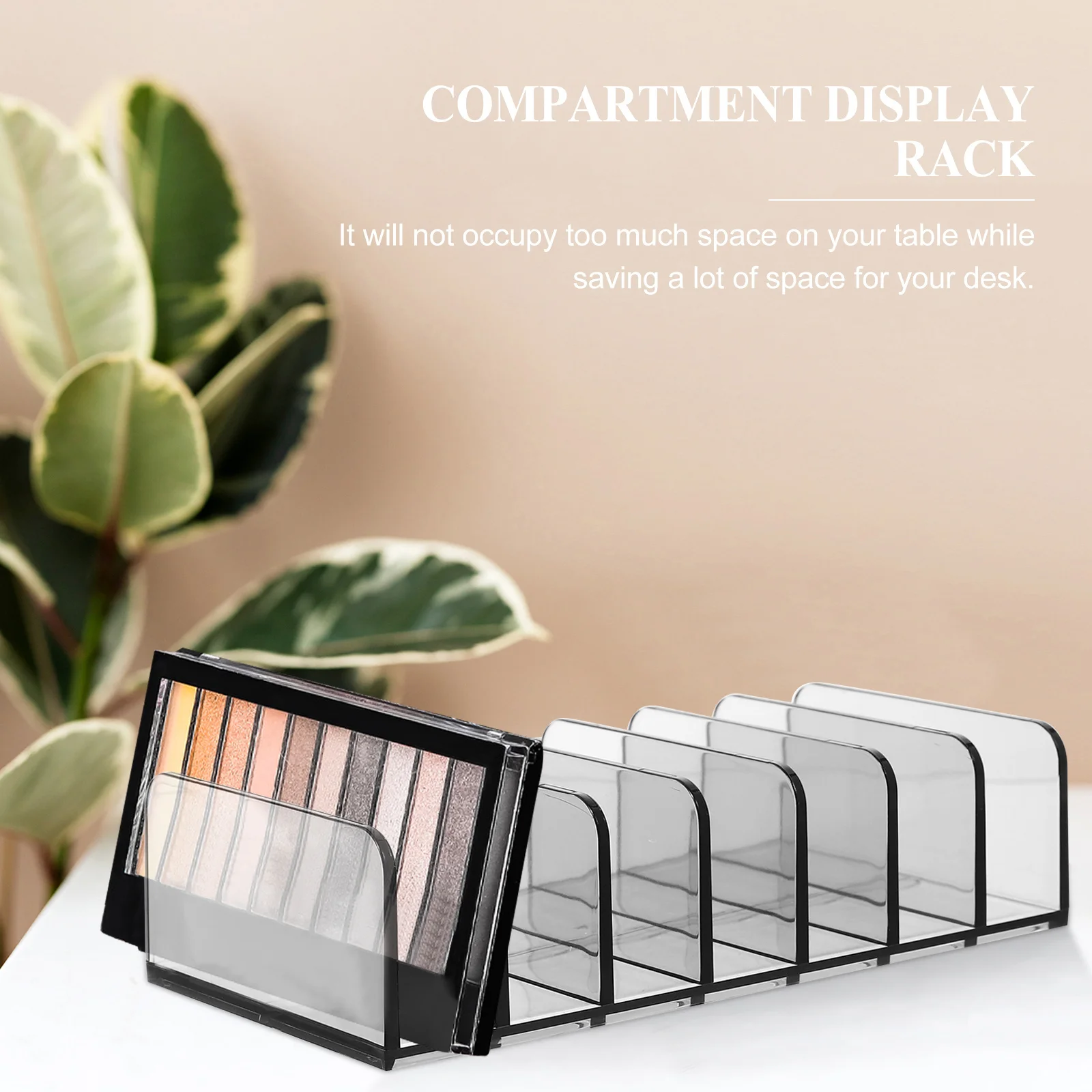 Compartment Organizer Rack Creative Desktop Storage Box For Makeup Cosmetics Display Shelf Lightweight Portable