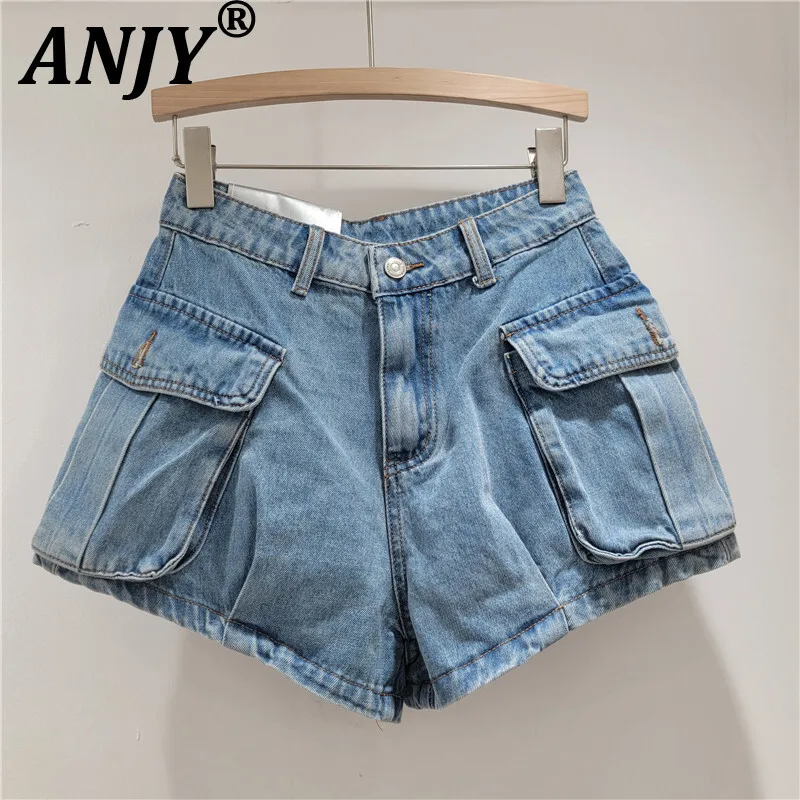 ANJY Summer New Women's Trendy American Retro Streetwear Y2K Chic Casual Safari Style Fashion Pockets Versatile Hot Shorts A7133
ANJY Summer New Women's Trendy American Retro Streetwear Y2K Chic Casual Safari Style Fashion Pockets Versatile Hot Shorts A7133