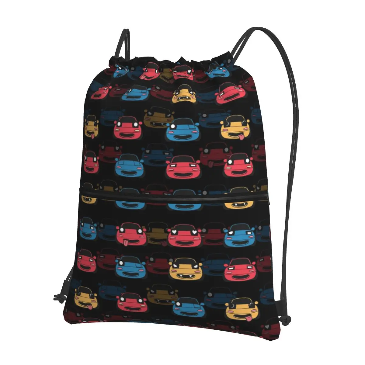 Cute Miata Face Backpacks Fashion Drawstring Bags Sports Bag Book Bags for Travel School
Cute Miata Face Backpacks Fashion Drawstring Bags Sports Bag Book Bags for Travel School