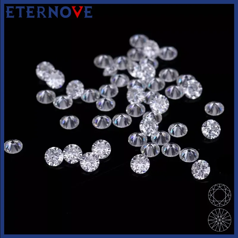 Wholesale Super White Moissanite Loose Stone D color Round cut Small Size 3.0-4.5mm 0.1-0.4ct Pass Diamond Tester
Wholesale Super White Moissanite Loose Stone D color Round cut Small Size 3.0-4.5mm 0.1-0.4ct Pass Diamond Tester