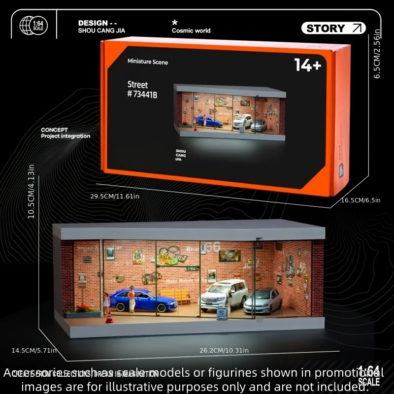 Витрина-диорама 1:64 для моделей автомобилей из красного кирпича с LED-подсветкой, акриловая, пылезащитная, для автолюбителей, подарок мужчинам на Рождество и День рождения
Витрина-диорама 1:64 для моделей автомобилей из красного кирпича с LED-подсветкой, акриловая, пылезащитная, для автолюбителей, подарок мужчинам на Рождество и День рождения