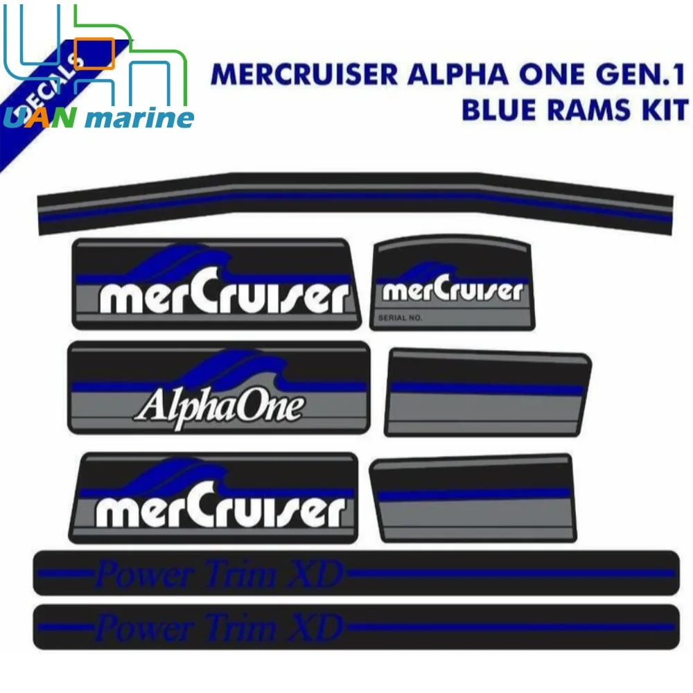 Decals Sticker Fit For Mercury MerCruiser Alpha One Gen 1 Out Stern Drive Blue Rams 37-13682A90
Decals Sticker Fit For Mercury MerCruiser Alpha One Gen 1 Out Stern Drive Blue Rams 37-13682A90