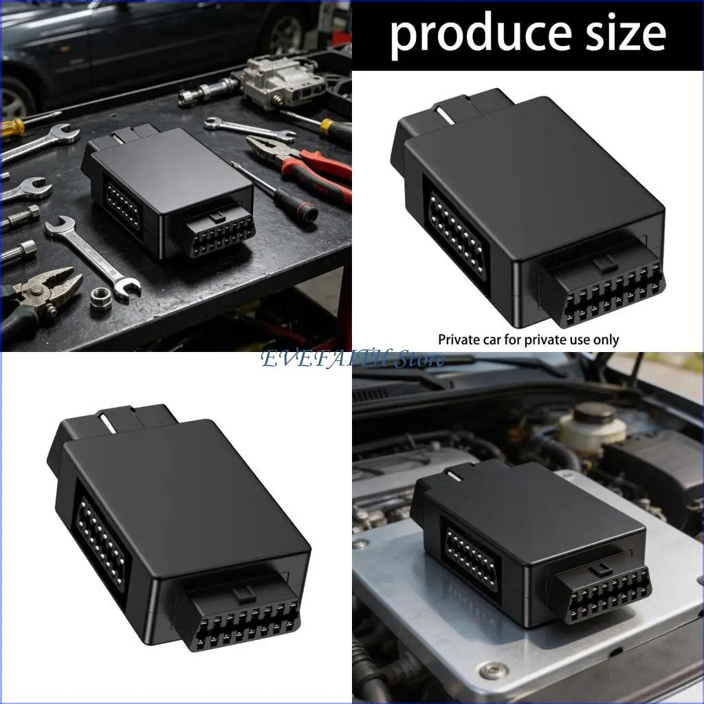 124B 16 Pin OBD2 Splitter Input Three Output Adapter For Car Diagnostic Tools
124B 16 Pin OBD2 Splitter Input Three Output Adapter For Car Diagnostic Tools