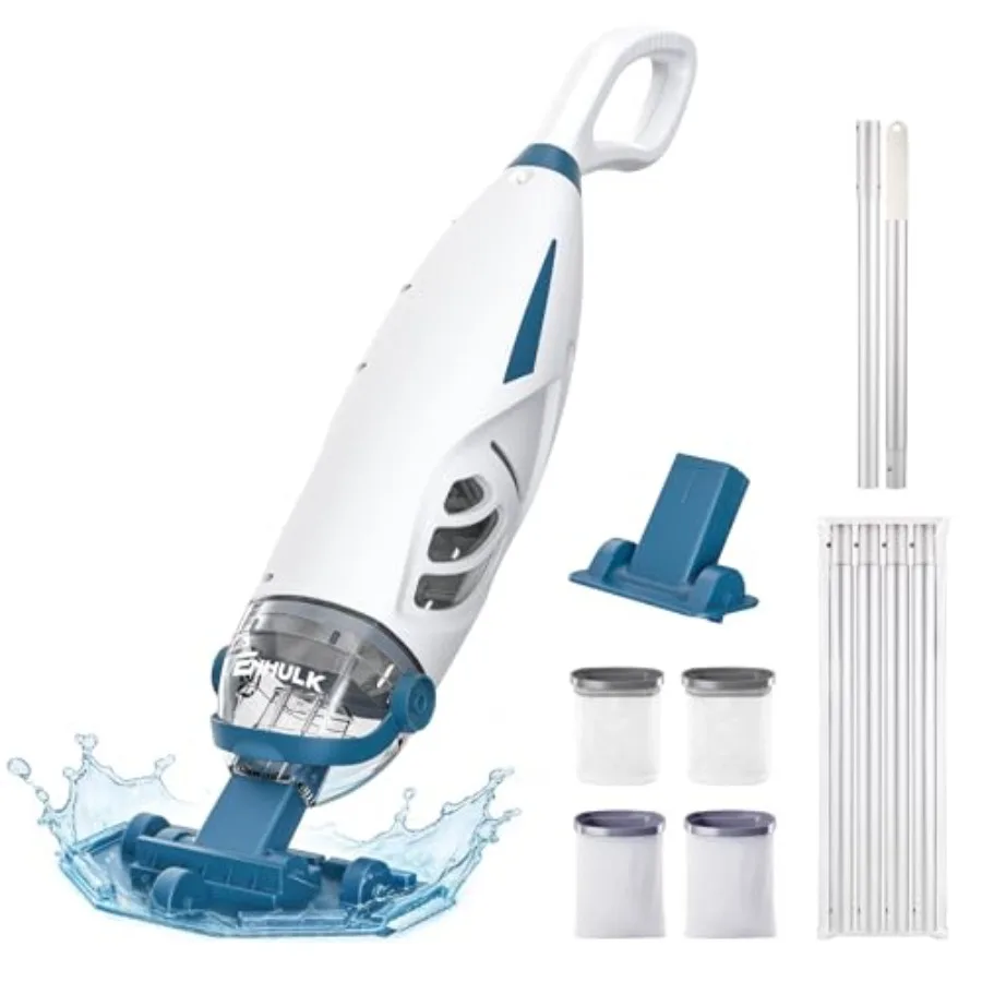 Above ground pool vacuum, PC68 Pro, black, cordless with 26.5 GPM suction, 1H runtime, 9' pole, 4 filters
Above ground pool vacuum, PC68 Pro, black, cordless with 26.5 GPM suction, 1H runtime, 9' pole, 4 filters