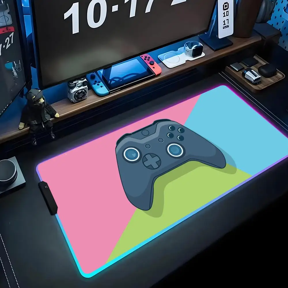 game controller Mouse Pad RGB Gaming Mousepad Big LED Pad PC Desk Mat Luminous Mouse Pad Large Keyboard Mats Table Rug With
game controller Mouse Pad RGB Gaming Mousepad Big LED Pad PC Desk Mat Luminous Mouse Pad Large Keyboard Mats Table Rug With