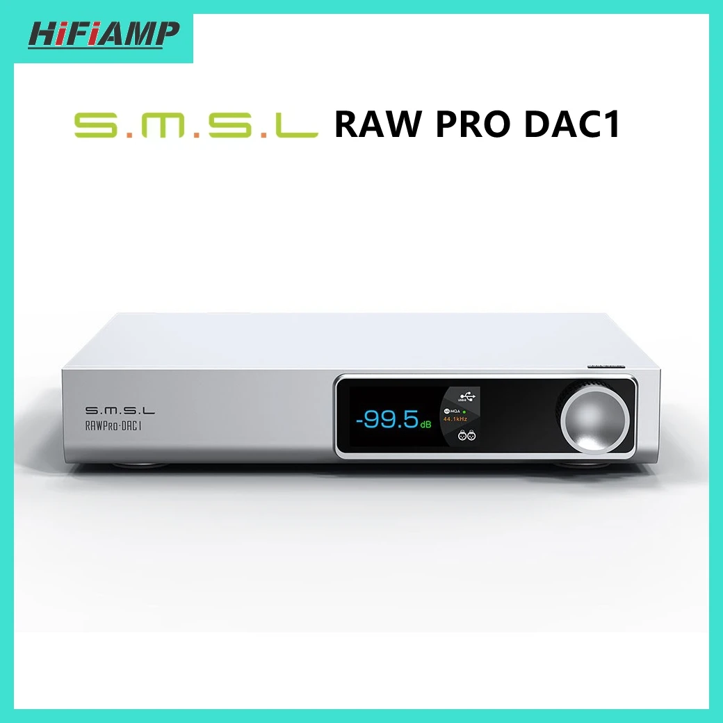 SMSL RAW PRO DAC1 ES9039MSPRO Bluetooth5.1 HiFi DAC Audio Decoder Support Firmware Upgrade Function
SMSL RAW PRO DAC1 ES9039MSPRO Bluetooth5.1 HiFi DAC Audio Decoder Support Firmware Upgrade Function