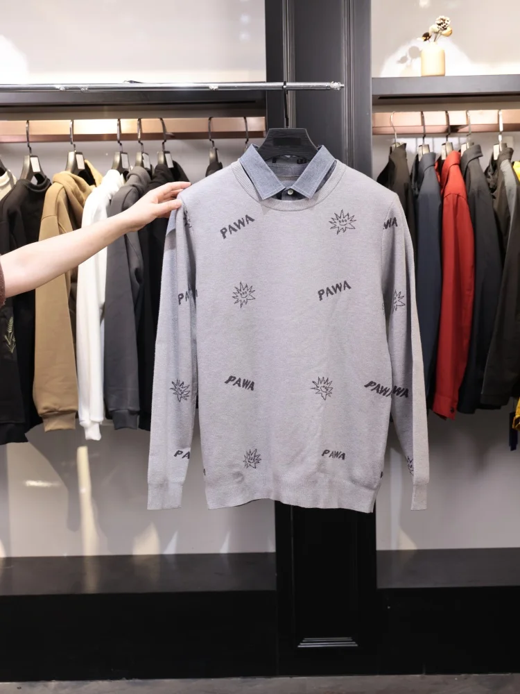 Мужской трикотажный свитер Homesi с длинным рукавом, двойным воротником, приталенный, повседневный, из оптоволоконной серии, для работы и отдыха, модный
Мужской трикотажный свитер Homesi с длинным рукавом, двойным воротником, приталенный, повседневный, из оптоволоконной серии, для работы и отдыха, модный