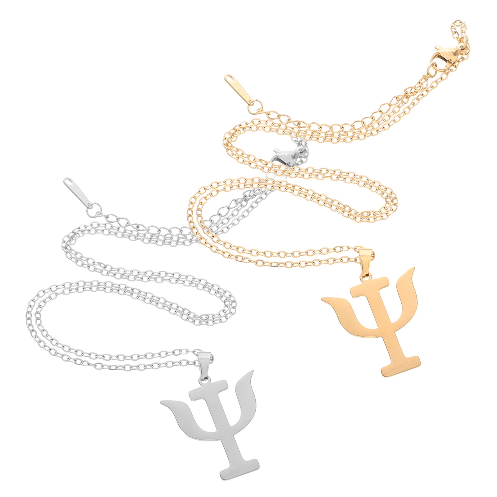 2pcs Psychology Symbols Candlestick Necklace Women Titanium Steel Simple Design Trendy Jewelry Versatile Occasions
2pcs Psychology Symbols Candlestick Necklace Women Titanium Steel Simple Design Trendy Jewelry Versatile Occasions