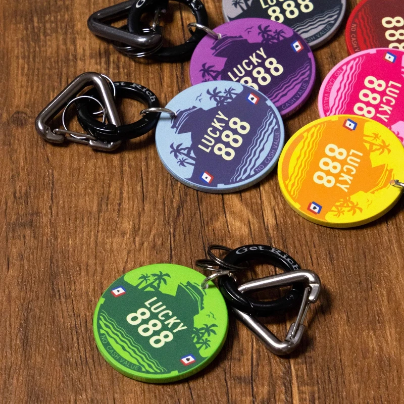 Lucky Digital Key Chain Chip Style Lucky Car Key Chain Bag Pendant Triangle Quick-connect Buckle
Lucky Digital Key Chain Chip Style Lucky Car Key Chain Bag Pendant Triangle Quick-connect Buckle