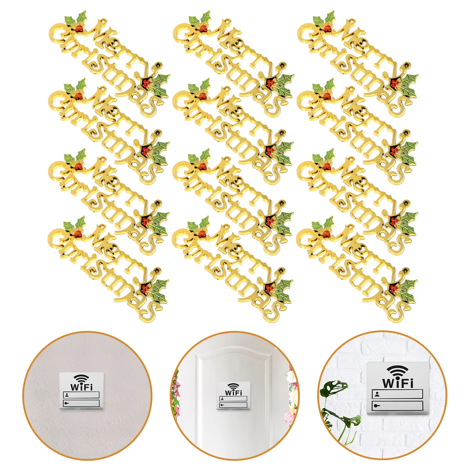 12 Pcs Christmas Letter Door Supply Plastic Xmas Decoration Hanging Signs Garland Accessories Tag Tags
12 Pcs Christmas Letter Door Supply Plastic Xmas Decoration Hanging Signs Garland Accessories Tag Tags