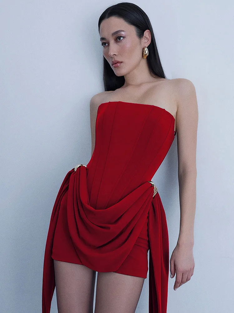 Articat сексуальное облегающее платье без бретелек с открытой спиной и рыбьей косточкой женское элегантное вечернее платье с поясом и лентой для вечеринки и клуба, рождественский свадебный наряд
Articat сексуальное облегающее платье без бретелек с открытой спиной и рыбьей косточкой женское элегантное вечернее платье с поясом и лентой для вечеринки и клуба, рождественский свадебный наряд