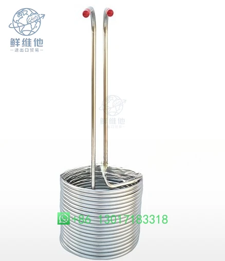 304 Stainless Steel 50L Home Brewing Machine Beer Cooling Coil for Homebrew Beer Fermentation Cooling
304 Stainless Steel 50L Home Brewing Machine Beer Cooling Coil for Homebrew Beer Fermentation Cooling