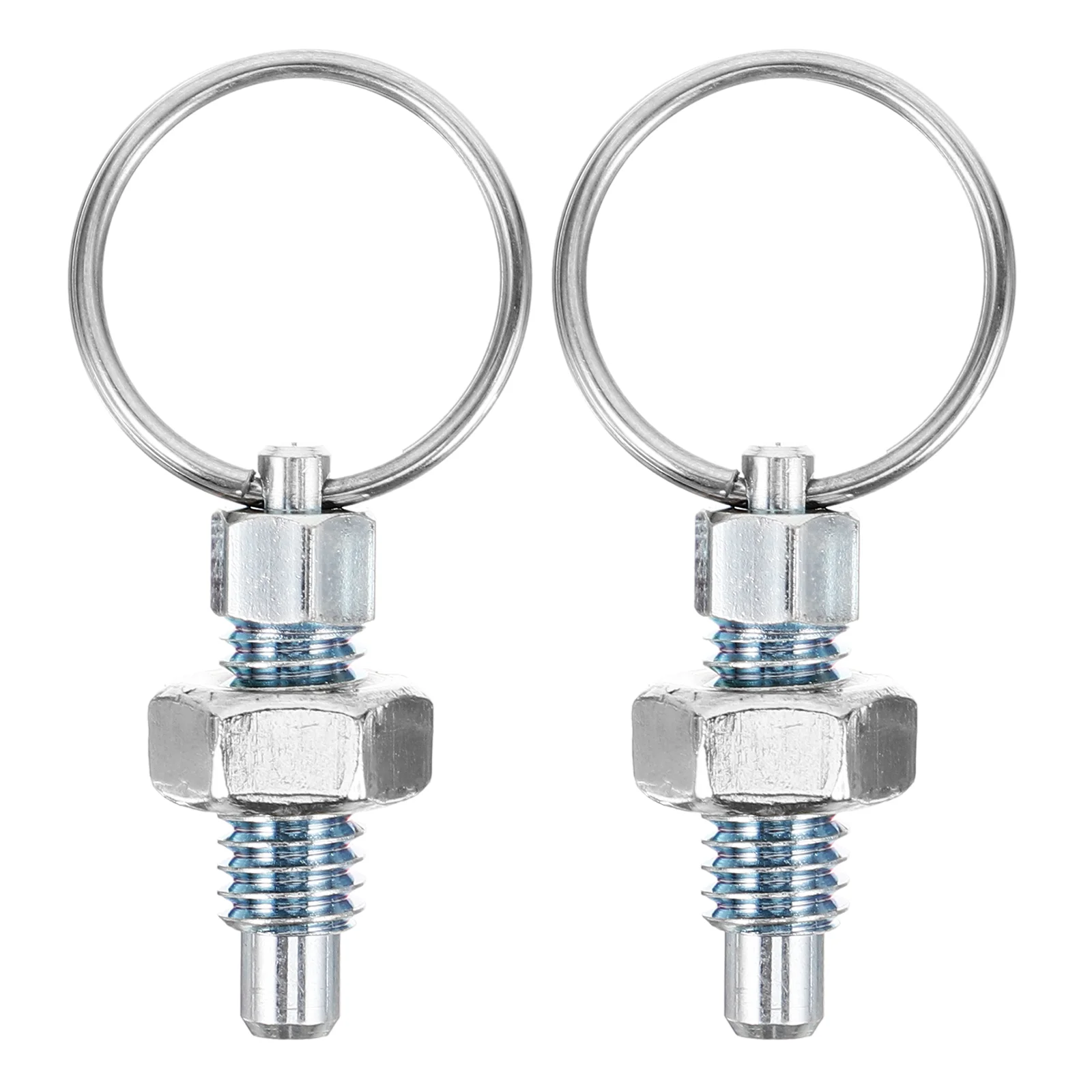 2 Pcs Stainless Steel 304 Spring Plunger Pin Hand Retractable Pull Spring Loaded Latch Lasting Stable Secure Fixing
2 Pcs Stainless Steel 304 Spring Plunger Pin Hand Retractable Pull Spring Loaded Latch Lasting Stable Secure Fixing