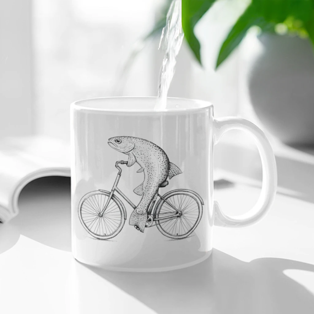 Rainbow Bike Trout Ceramic Cup Coffee Oatmeal Breakfast Cup Creative Personality Mug
Rainbow Bike Trout Ceramic Cup Coffee Oatmeal Breakfast Cup Creative Personality Mug