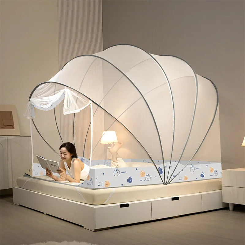 Zipper foldable mosquito net summer household mosquito proof anti-drop free installation
Zipper foldable mosquito net summer household mosquito proof anti-drop free installation