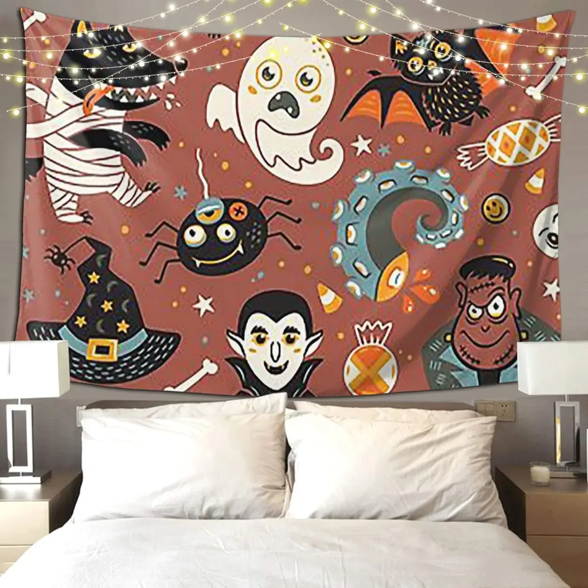 Happy Halloween Tapestry Hippie Wall Hanging Aesthetic Home Decor Tapestries for Living Room Bedroom Dorm Room
Happy Halloween Tapestry Hippie Wall Hanging Aesthetic Home Decor Tapestries for Living Room Bedroom Dorm Room