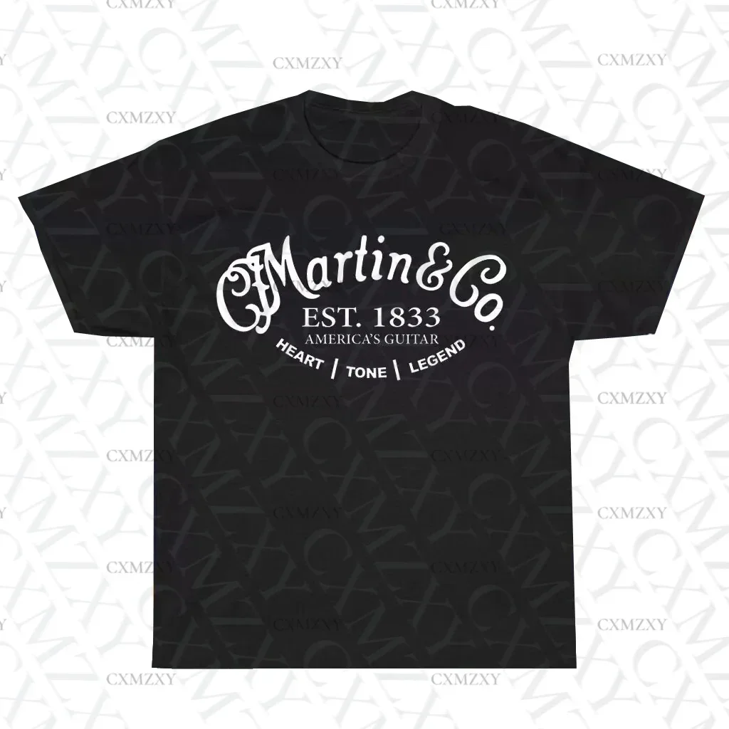 Hot Sale Summer 100% Cotton Black Martin & Co America'S Guitars Logo T Shirt Men Short Sleeves Cool Tee Streetwear T-shirt
Hot Sale Summer 100% Cotton Black Martin & Co America'S Guitars Logo T Shirt Men Short Sleeves Cool Tee Streetwear T-shirt