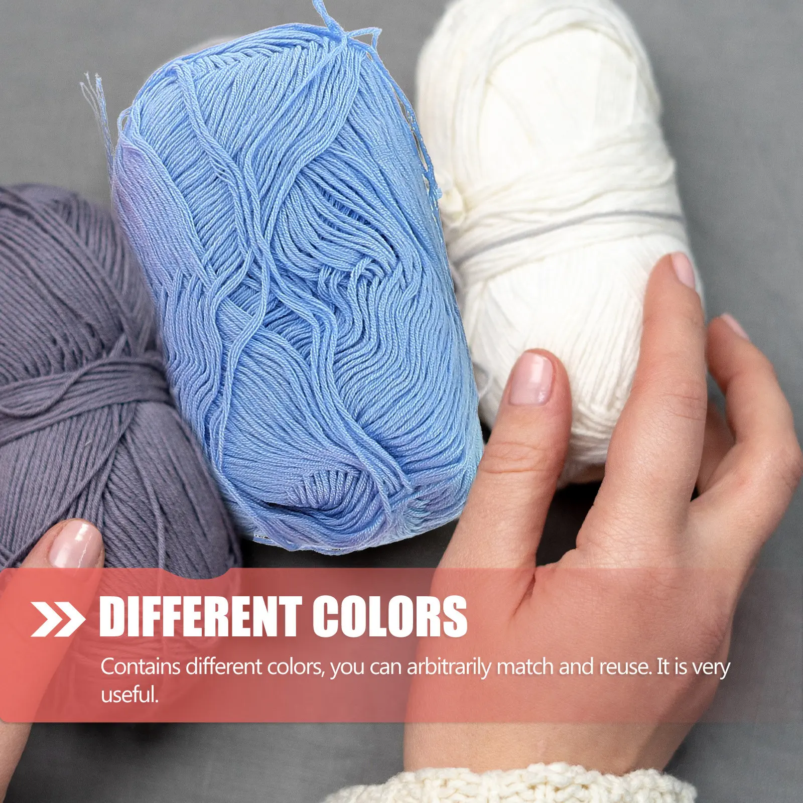 6 Rolls Crochet Yarn Lace Cotton Yarn Soft Thread Flexible DIY Sewing Cotton Cord for Pillow Pillowcases Sofa Cushions
6 Rolls Crochet Yarn Lace Cotton Yarn Soft Thread Flexible DIY Sewing Cotton Cord for Pillow Pillowcases Sofa Cushions